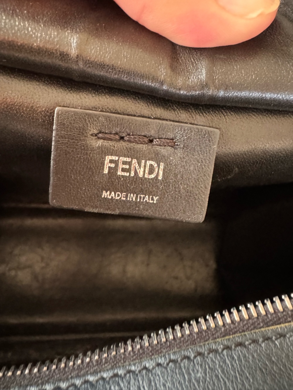 Fendi Mini 3Jours Tote/Crossbody Black Leather with Dust Bag and COA - Picture 7 of 16